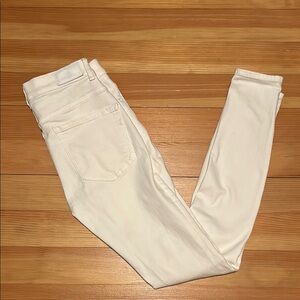 Women's Express White High Rise Jeans